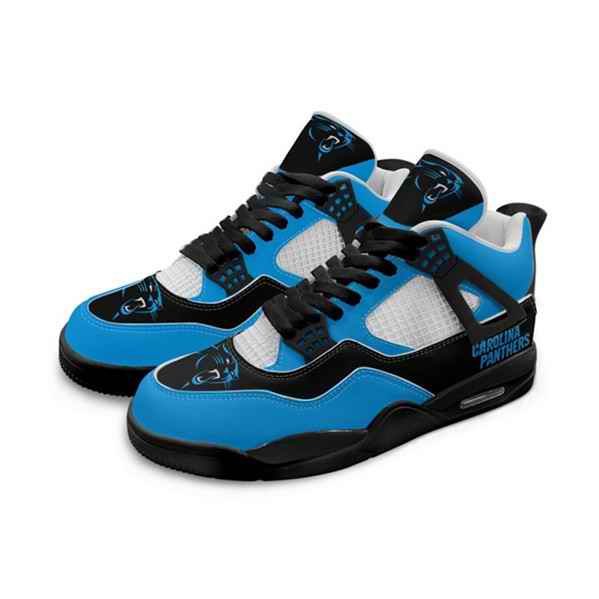 Women's Carolina Panthers Running weapon Air Jordan 4 Shoes 001